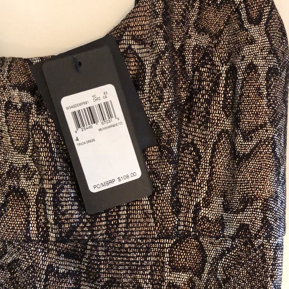 Guess dress, shimmery snakeskin, never worn, size 4 - Picture 4 of 4